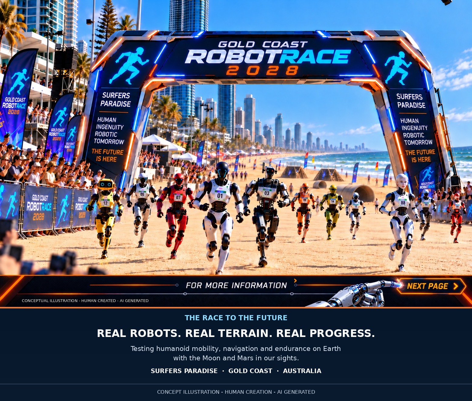 Gold Coast RobotRace 2028 event details